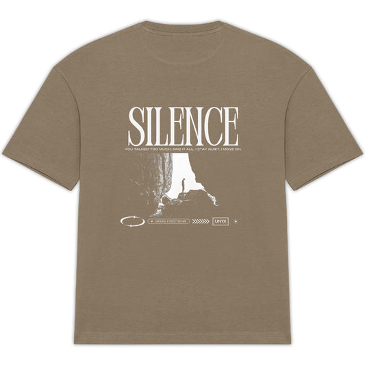 t-shirt silence unyx - dos_0