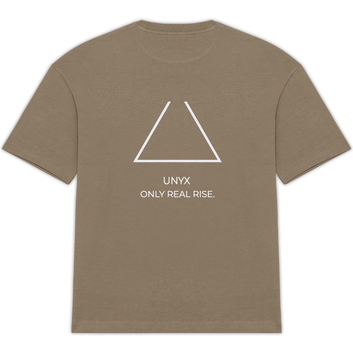 T-shirt Unisexe Oversized - UNYX ONLY REAL RISE - dos_0