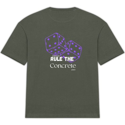 T-shirt Unisexe Oversized avec Écriture - dos_1