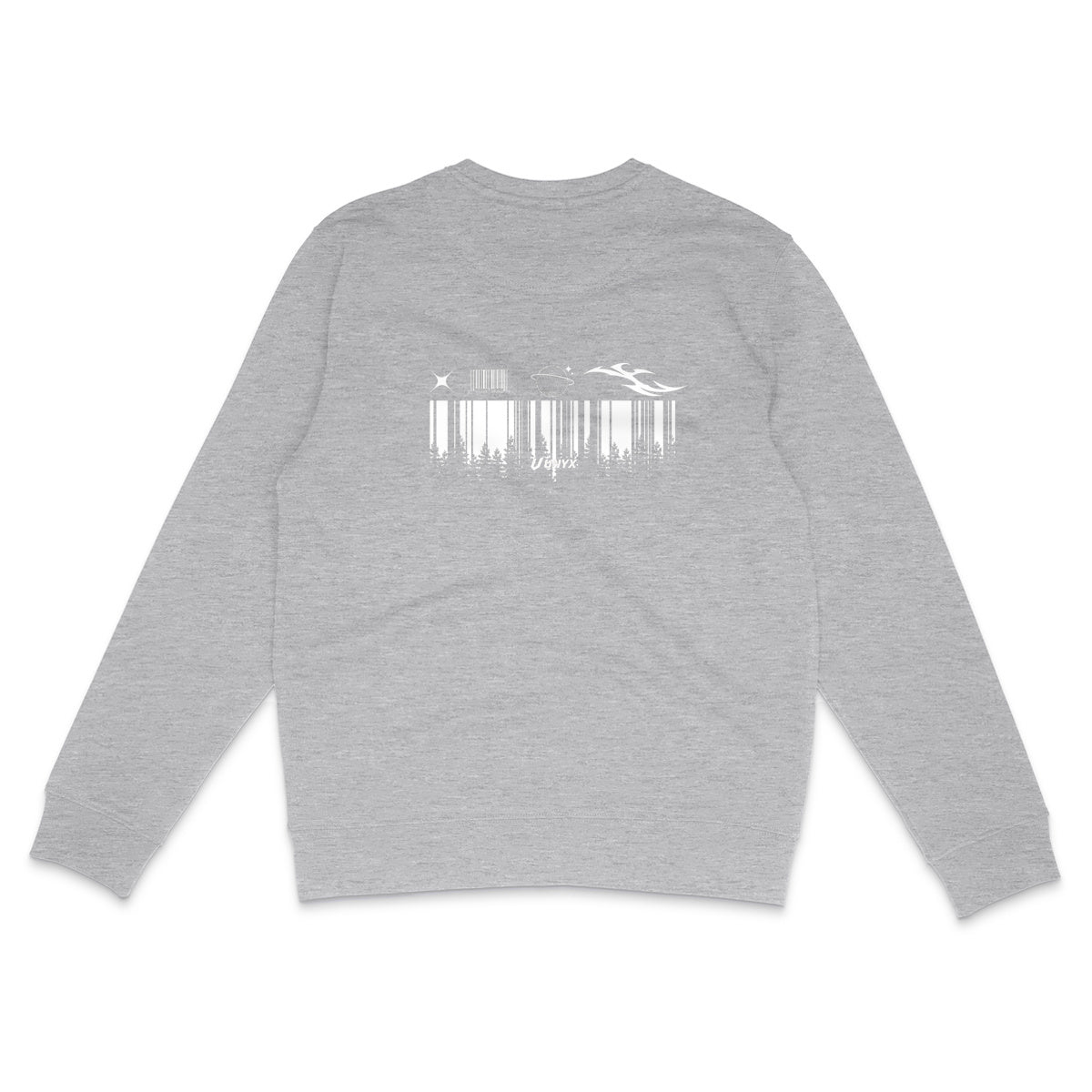 Sweat-shirt leger code bar - dos_1