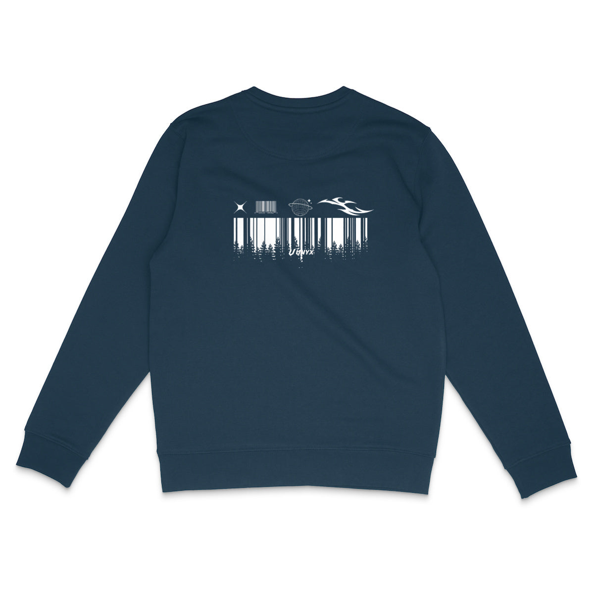 Sweat-shirt leger code bar - dos_2