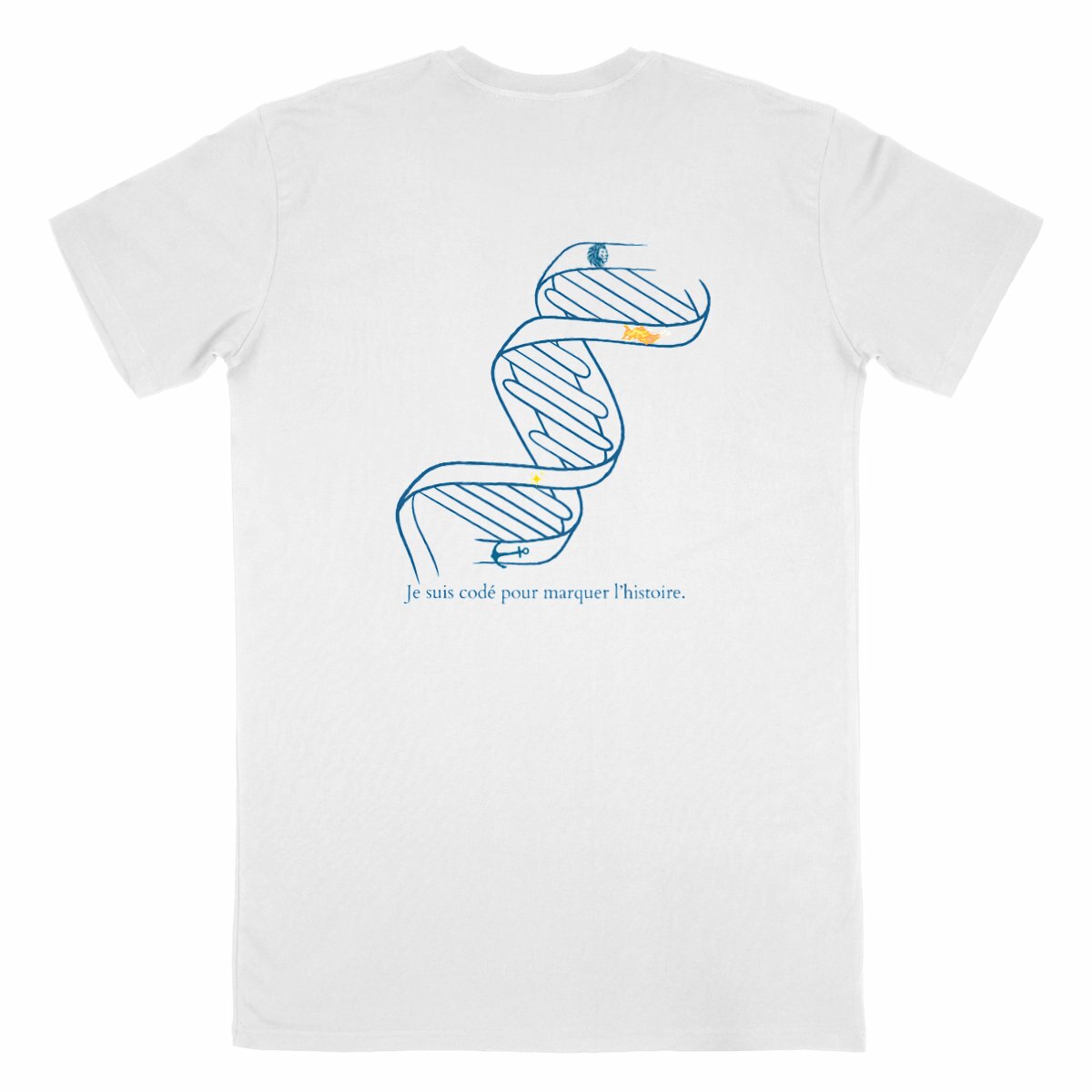 T-shirt Homme Made in France - Collection Origine - dos_blanc