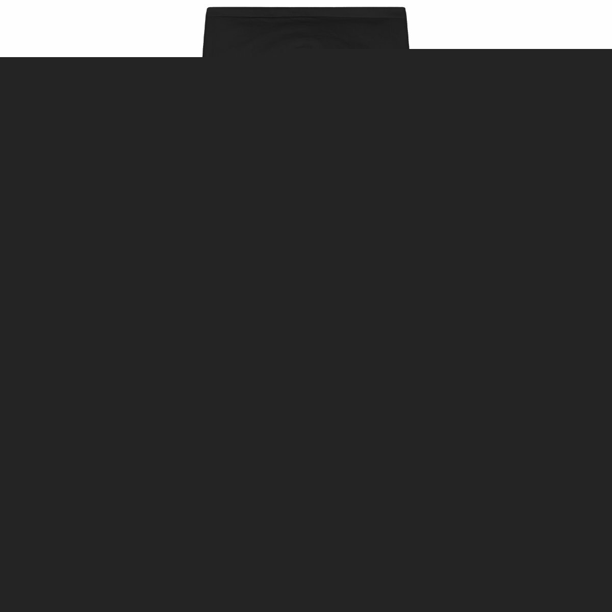 Sweat à capuche Unisexe Oversized Lune et Logo Unyx - dos_noir