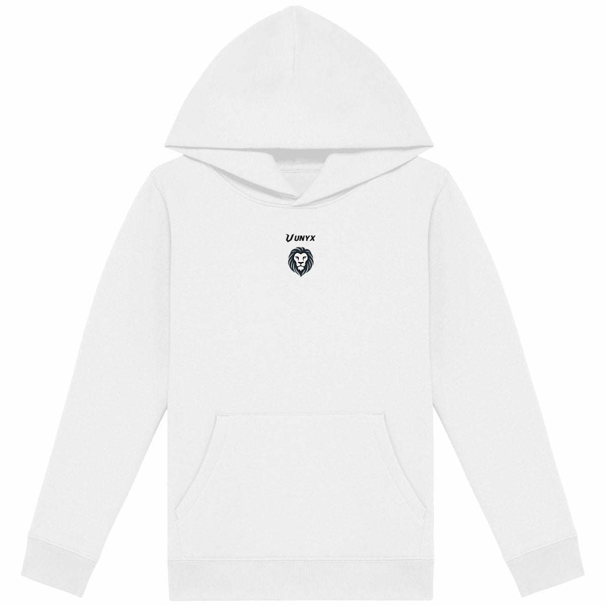 Sweat à capuche Léger Enfant avec logo Unyx - face_blanc