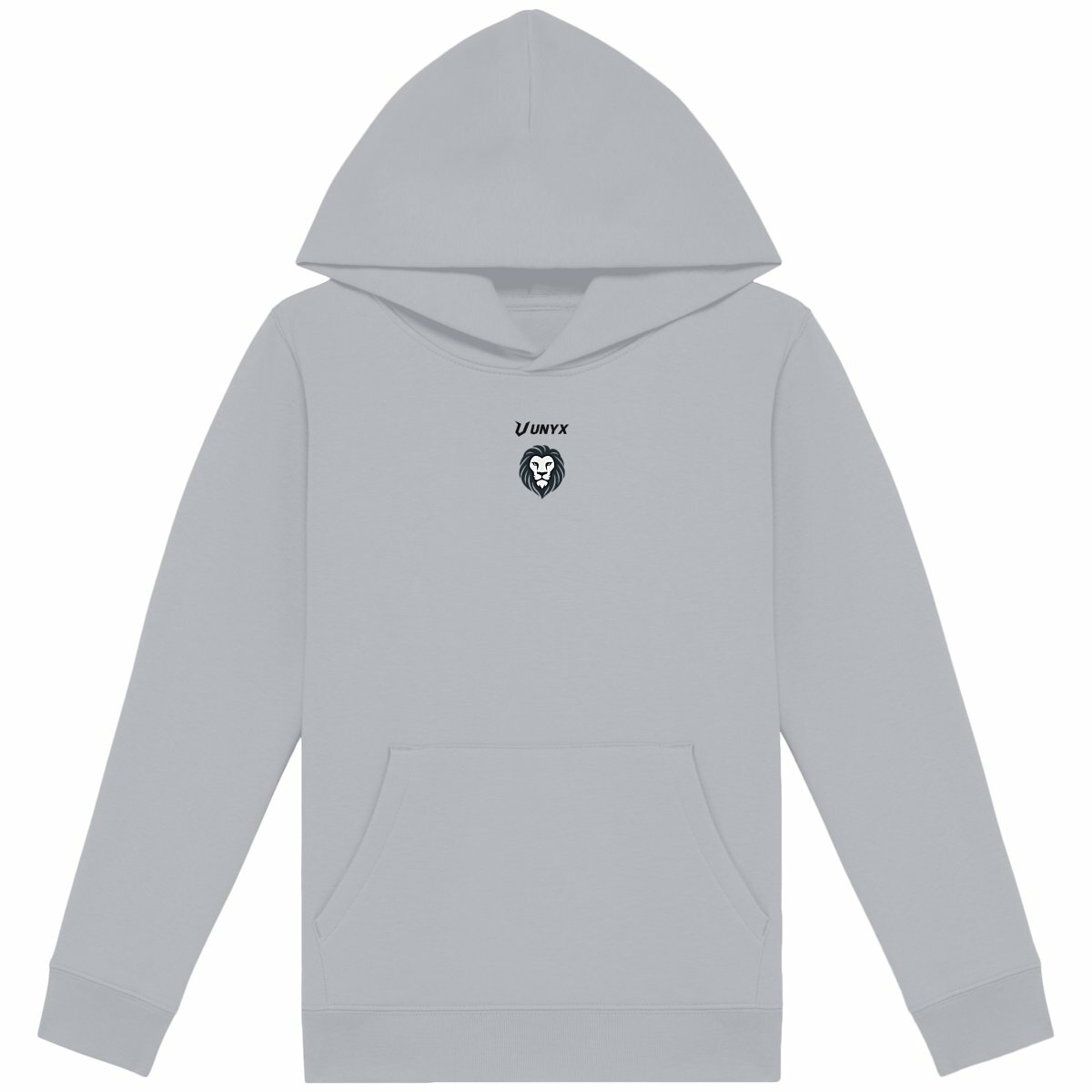 Sweat à capuche Léger Enfant avec logo Unyx - face_gris