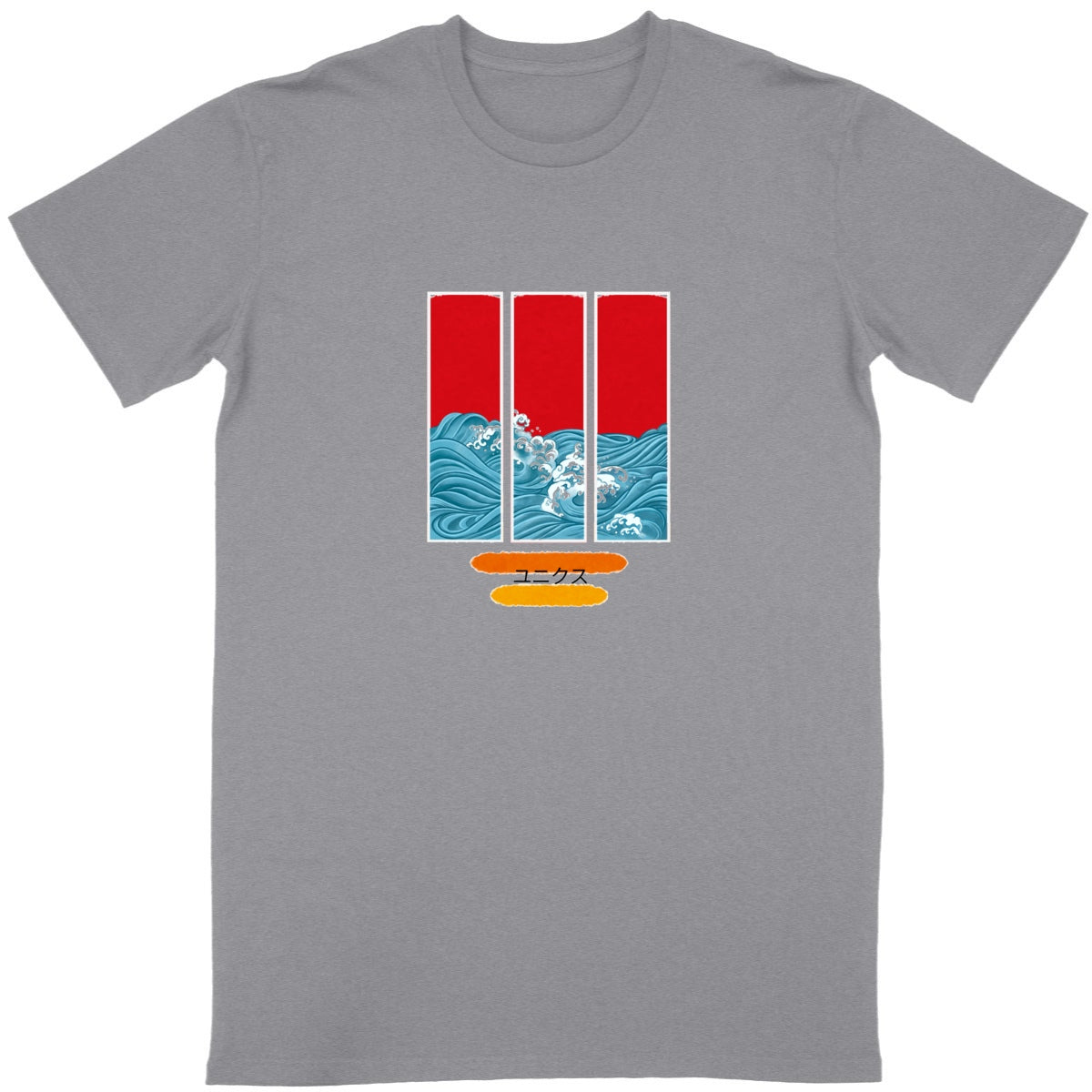 t-shirt Unyx vague - face_gris